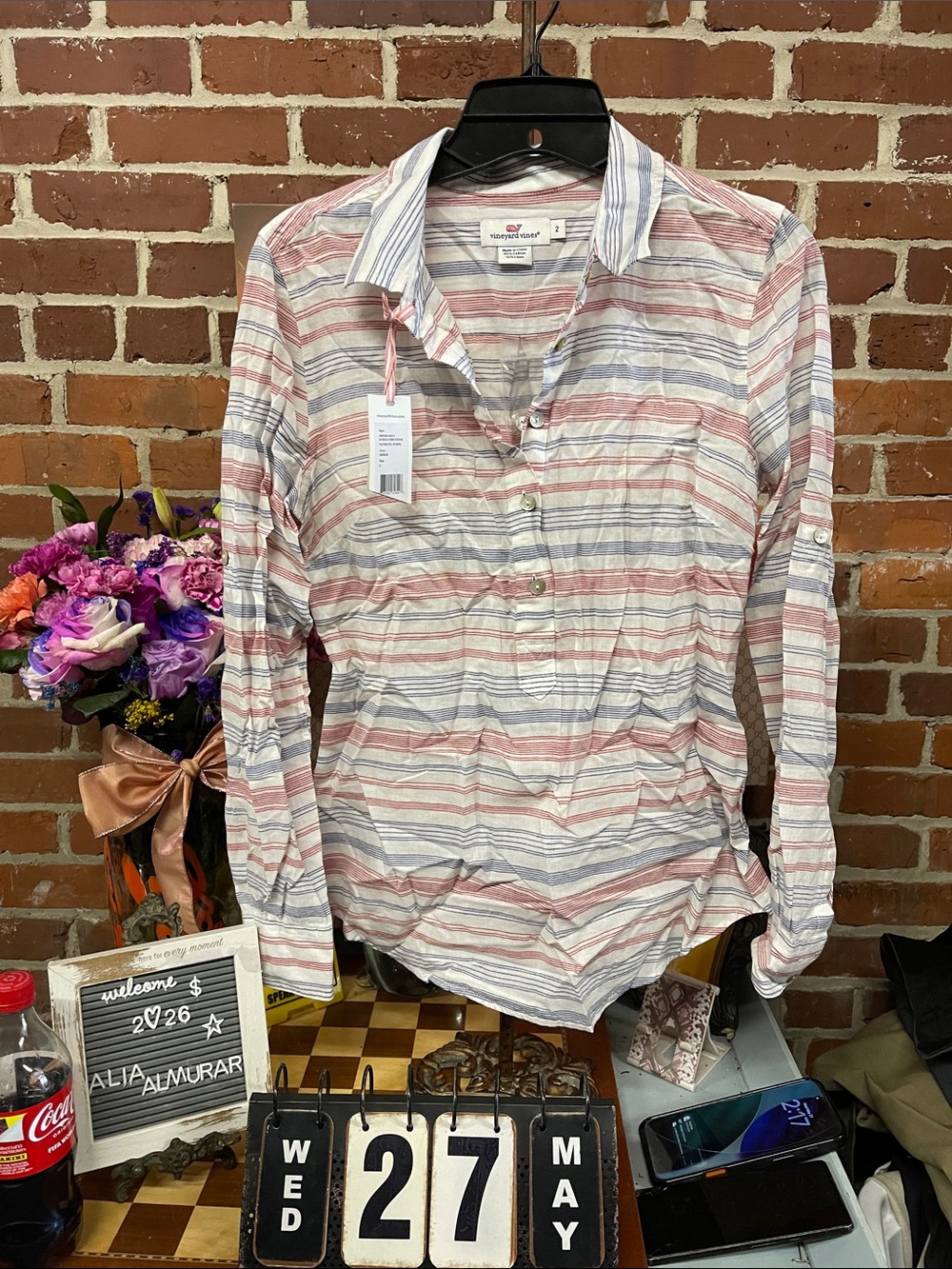 Vineyard vines patriotic stripe